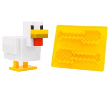Kuchyňský set Minecraft: Stojánek na vajíčko a forma na tous (stojánek 9 x 6 x 9 cm, forma 8 x 9 x 2 cm)