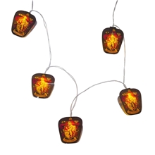 Dekorativní 2D světýlka k zavěšení - řetězová lampa Harry Potter: Erb Nebelvíru - Gryffindor (délka 250 cm)