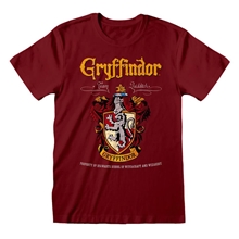 Pánské tričko Harry Potter: Gryffindor - Nebelvír znak (M) hnědá bavlna