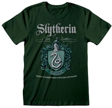 Pánské tričko Harry Potter: Slytherin - Zmijozel znak (S) zelené bavlna
