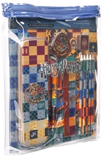 Set školních a psacích pomůcek Harry Potter: House Crests 11 předmětů (21 x 26 cm)