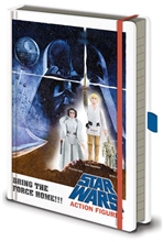 Poznámkový A5 blok Star Wars Hvězdné války: Action Figures (14,8 x 21 cm)