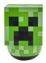 Plastová dekorativní 3D lampa Minecraft: Creeper (8 x 13 x 8 cm)