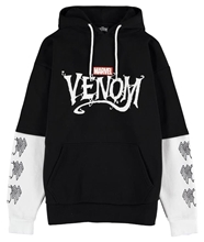 Pánská mikina Marvel: Venom Logo (XL) černá bavlna