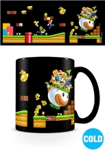 Proměňovací keramický hrnek Nintendo Super Mario: Gold Coin Rush (objem 315 ml)