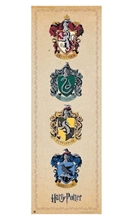 Plakát na dveře Harry Potter: Erby (53 x 158 cm) 150g