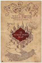 Plakát Harry Potter: The Marauders Map (61 x 91,5 cm 150g)