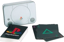 Hrací karty v plechové krabičce Playstation: All Crest (11 x 9 x 3 cm)