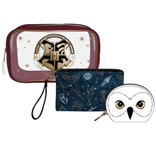 Kosmetické tašky Harry Potter: Bradavice - Hogwarts set 3 kusů (21 x 12 x 6 cm) polyvinylchlorid