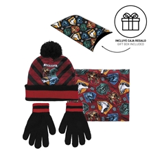 Zimní čepice, rukavice a multifunkční šátek Harry Potter: Bradavice (univerzální)