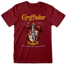 Pánské tričko Harry Potter: Gryffindor - Nebelvír znak (S) hnědá bavlna