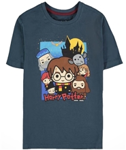 Dětské tričko Harry Potter: Chibi Postavy (98-104 cm) modrá bavlna