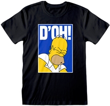 Pánské tričko The Simpsons Simpsonovi: Doh (M) černá bavlna