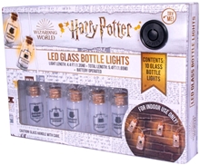 Dekorativní 3D světýlka k zavěšení - řetězová lampa Harry Potter: Skleněné láhve od lektvarů (10 ks)