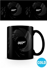 Proměňovací keramický hrnek James Bond 007: Gunbarrel (objem 315 ml)