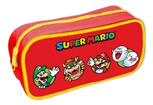 Školní penál na psací potřeby Super Mario: Character Circles (22 x 11 x 6 cm)