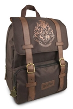 Batoh Harry Potter: Erb Bradavice - Hogwarts (objem 14,5 litrů 28 x 37 x 14 cm) hnědý polyester