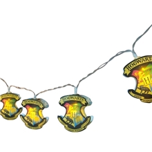 Dekorativní 2D světýlka k zavěšení - řetězová lampa Harry Potter: Erb Bradavic 12 kusů (délka 250 cm)