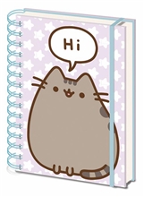 A5 blok-zápisník Pusheen: Pusheen Says Hi (14,8 x 21 cm) kroužková vazba