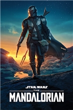 Plakát Star Wars Hvězdné války: TV seriál The Mandalorian Nightfall (61 x 91,5 cm)