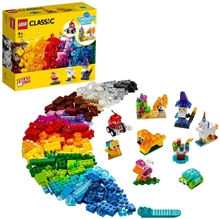 Lego Classic 11013 - Průhledné kreativní kostky