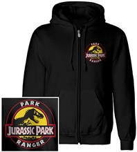 Pánská mikina Jurassic Park Jurský park: Park Ranger (L) černá bavlna