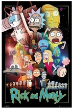 Plakát Rick and Morty: Wars (61 x 91,5 cm)