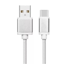 TB Touch USB-C Nabíjecí kabel 2m - stříbrný (PS5/XSX/SWITCH)