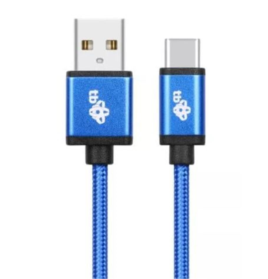 TB Touch USB-C Nabíjecí kabel 2m - modrý (PS5/XSX/SWITCH)
