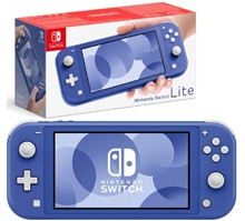 Konzole Nintendo Switch Lite - Blue + stojánek na hry (SWITCH)