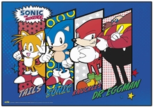 Podložka na stůl Sonic: The Hedgehog (49,5 x 34,5 cm)