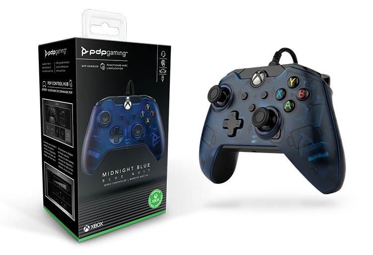 PDP Wired Controller - Midnight Blue (X1/XSX/PC)