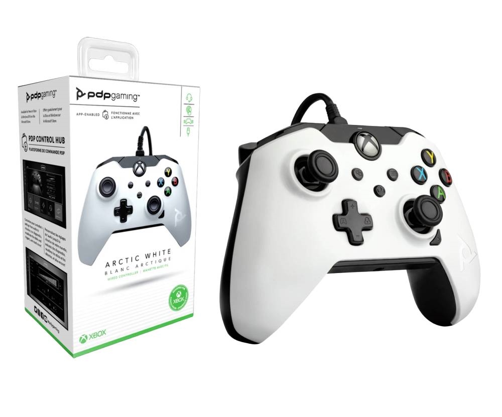 PDP Wired Controller - Arctic White (X1/XSX/PC)