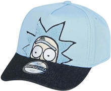 Kšiltovka Rick & Morty: Rick Chenille 2D modrá bavlna