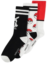 Pánské ponožky Pokémon: Iconics Logos (EU 39-42) vícebarevná bavlna