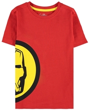 Dětské tričko Marvel Iron Man: Helmet (158-164 cm) červená bavlna