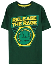 Dětské tričko Marvel Hulk: Release The Rage (122-128 cm) zelená bavlna