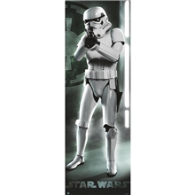 Plakát na dveře Star Wars Hvězdné války: Klasický voják Stormtrooper (53 x 158 cm) 150 g