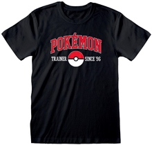 Pánské tričko Pokémon: Since 96 (XL) černá bavlna
