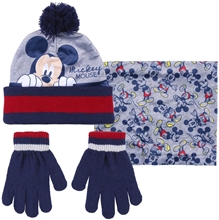 Zimní čepice, rukavice a šála Mickey Mouse: Character (univerzální)