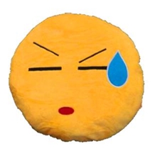 Polštář emoji smajlík - otrávený