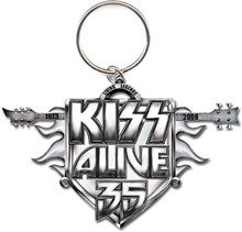 Přívěšek na klíče Kiss: Alive 35 Tour (3,8 x 4,5 cm)