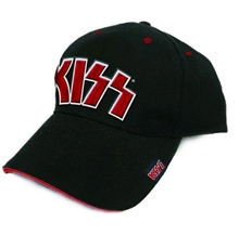 Kšiltovka Kiss: Logo (nastavitelná) černá