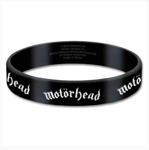 Silikonový náramek Motörhead: Logo (šířka 1,7 cm)
