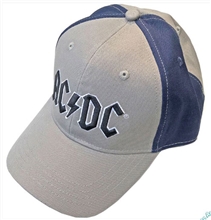 Kšiltovka AC/DC: T2 černé logo (UNIVERSÁLNÍ) šedá bavlna