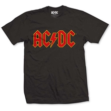 Pánské tričko AC/DC: Logo (XL) černá bavlna