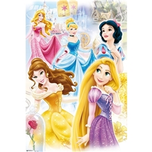 Plakát Disney: Princezny (61 x 91,5 cm) 150 g