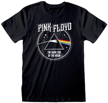 Pánské tričko Pink Floyd: Dark Side of the Moon Retro (L) černá bavlna