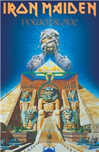 Textilní plakát - vlajka Iron Maiden: Powerslave (70 x 106 cm)