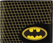 Otevírací peněženka DC Comics Batman: Logo (10 x 9 x 2 cm) černá